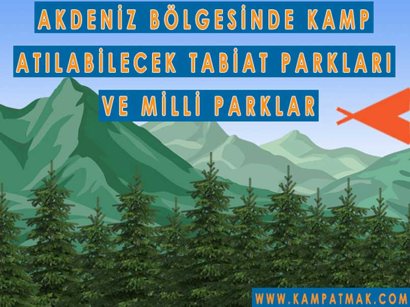 akdeniz de kamp yapmak