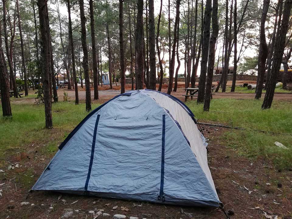 incekum çadır kampı